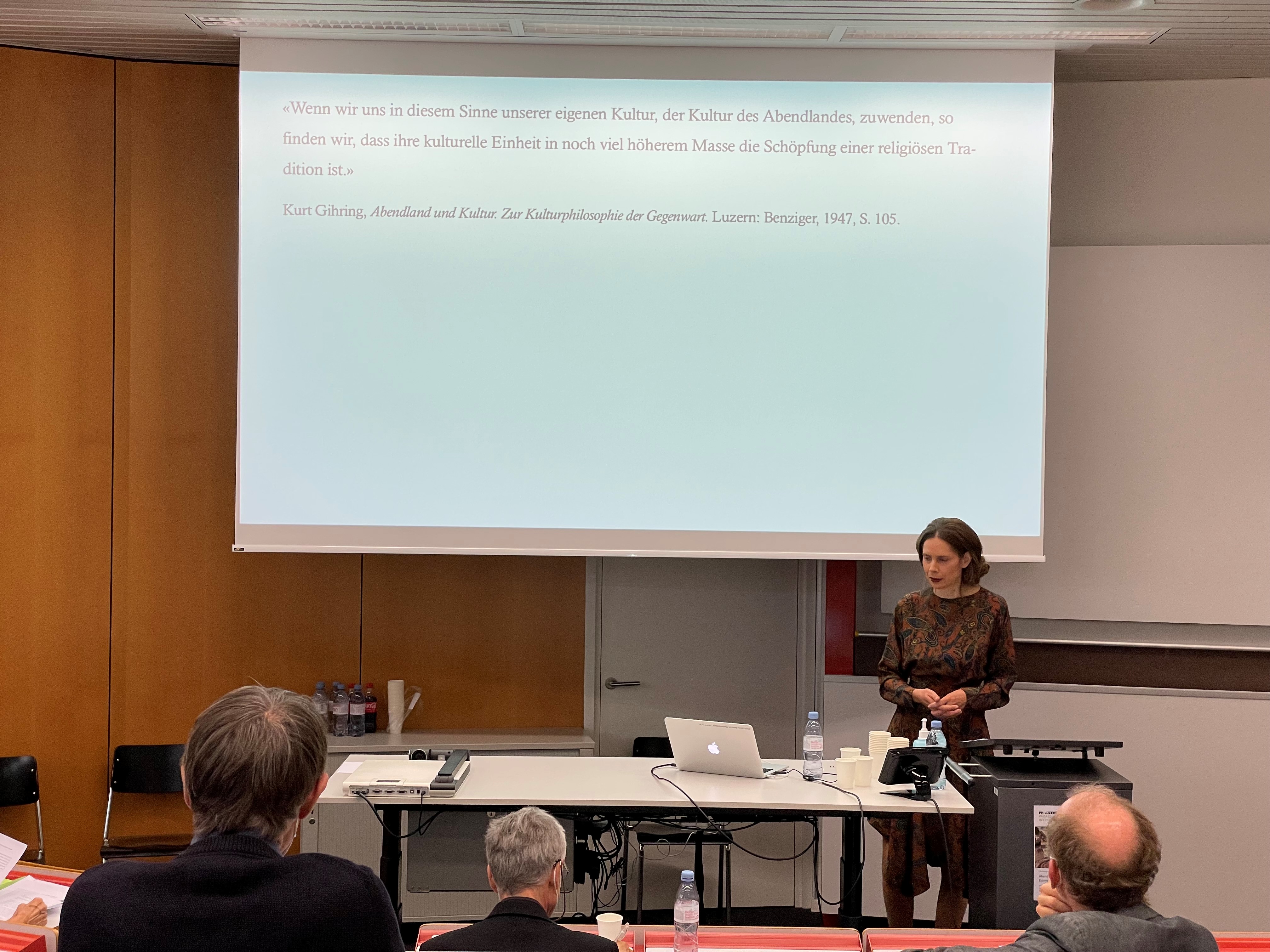 Prof. Dr. Franziska Metzger, Conférence à Lucerne, Septembre 2021
